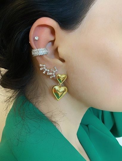 Kalpli Gold Küpe