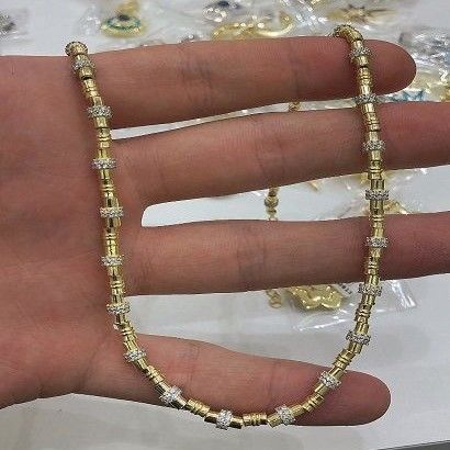 Taşlı Halka Que Kolye