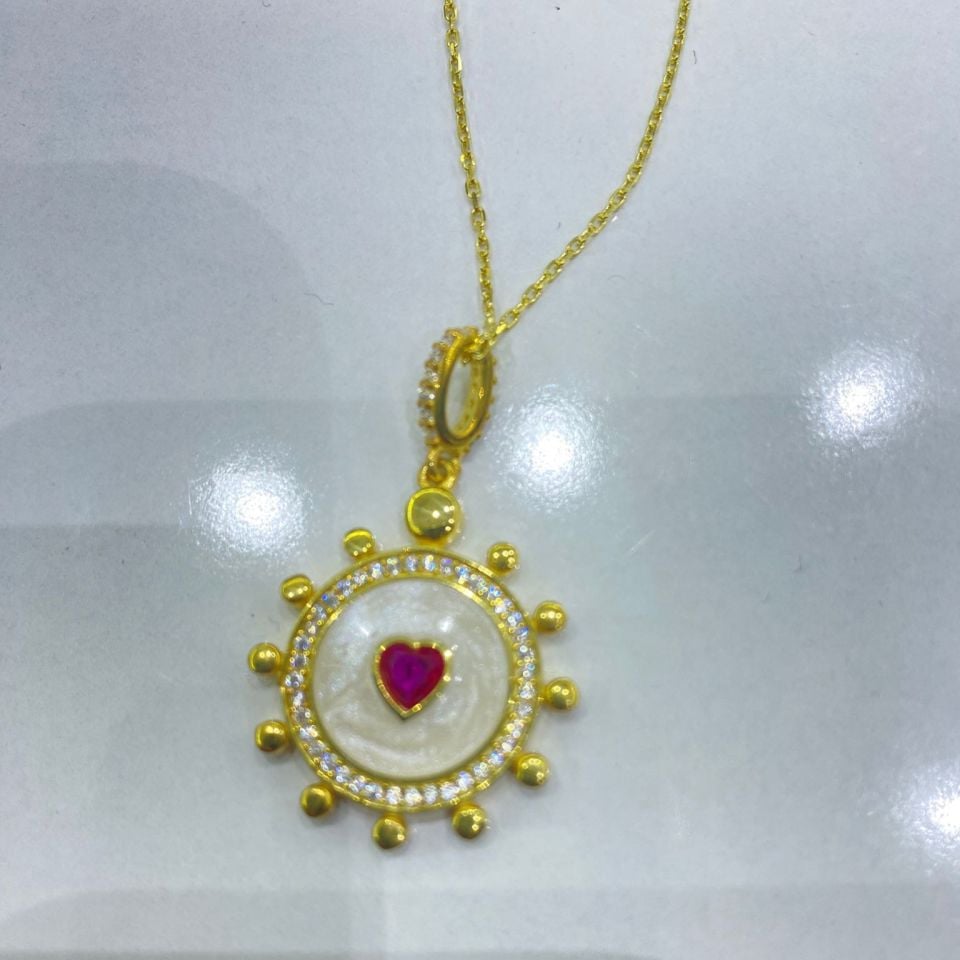Kalpli Oval Kolye