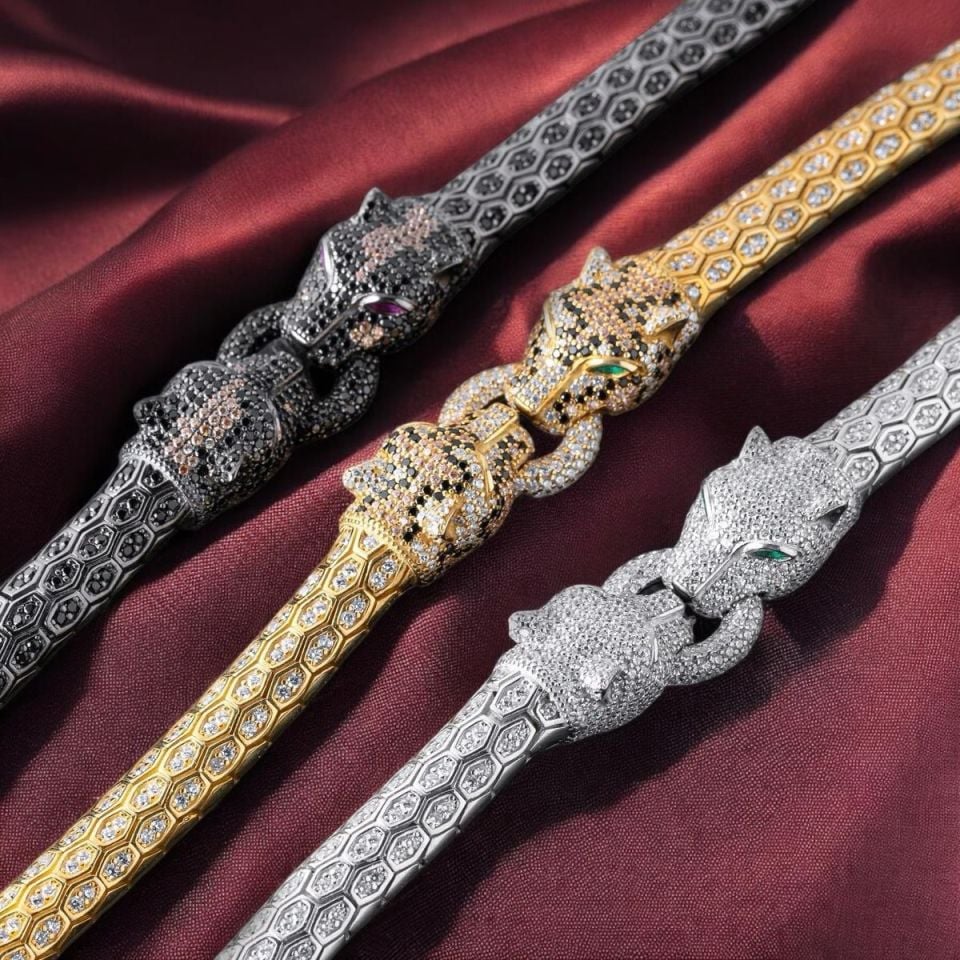 Gümüş Zirkon Taşlı 'Perit' Bileklik