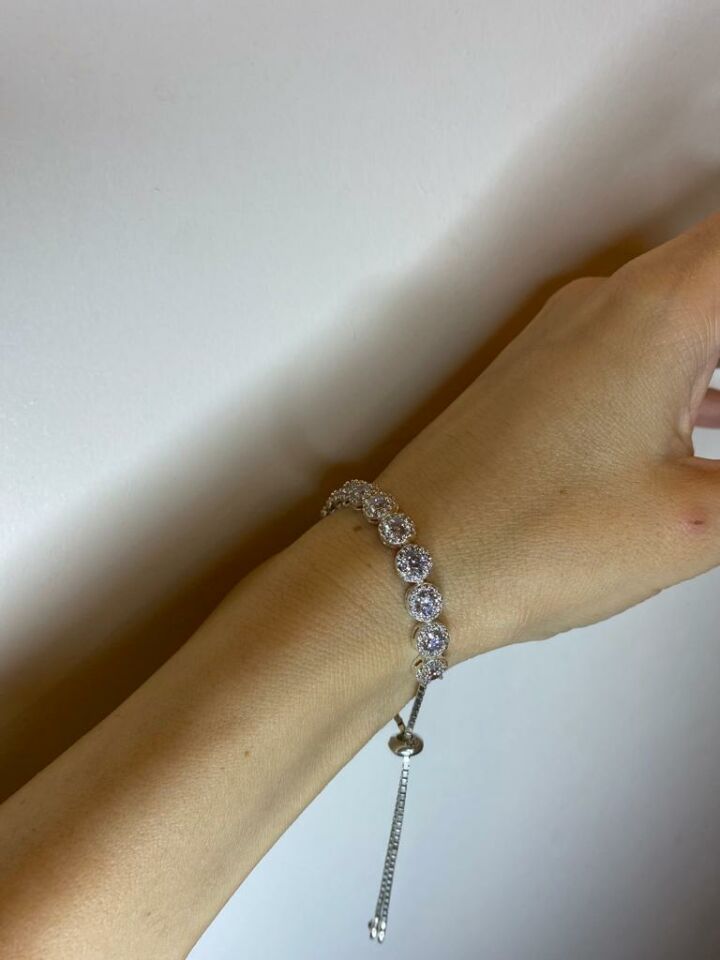 Pırlanta Möntürlü Bileklik