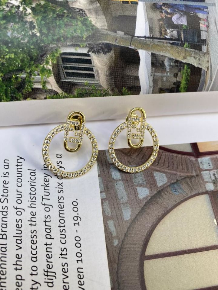 İthal Altın Kaplama 925 Ayar Küpe