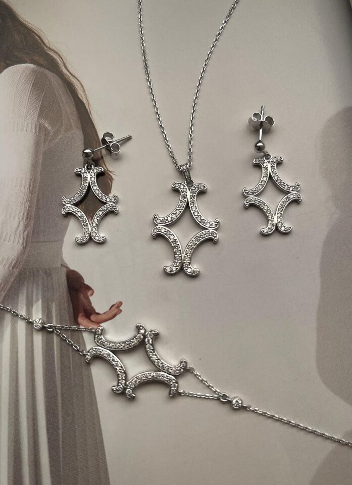 14k Pırlanta Sülale Arma Set