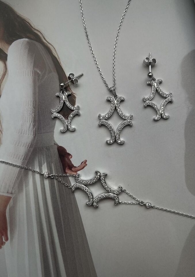 14k Pırlanta Sülale Arma Set