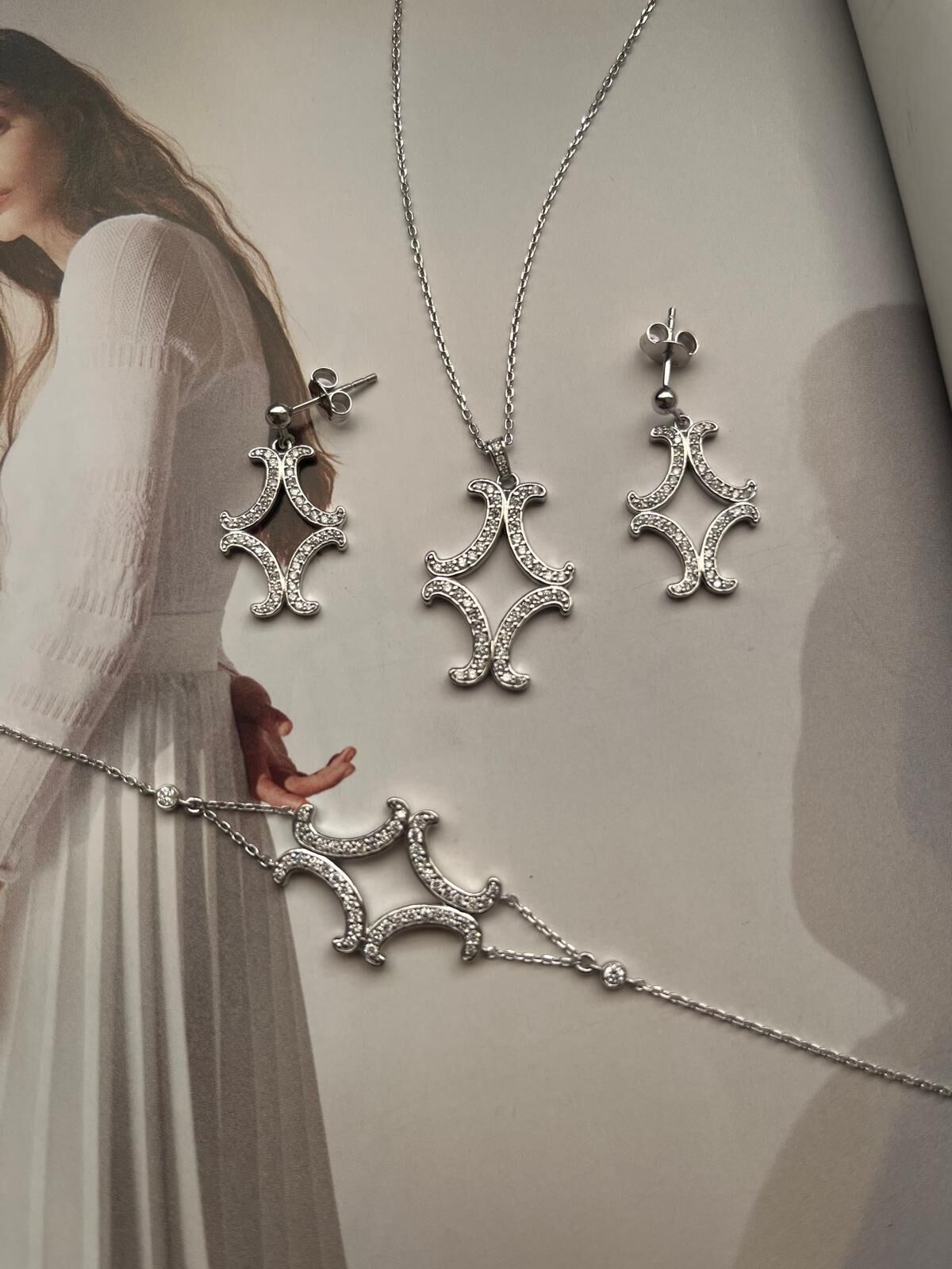 14k Pırlanta Sülale Arma Set