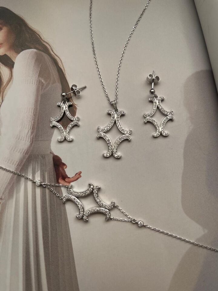 14k Pırlanta Sülale Arma Set