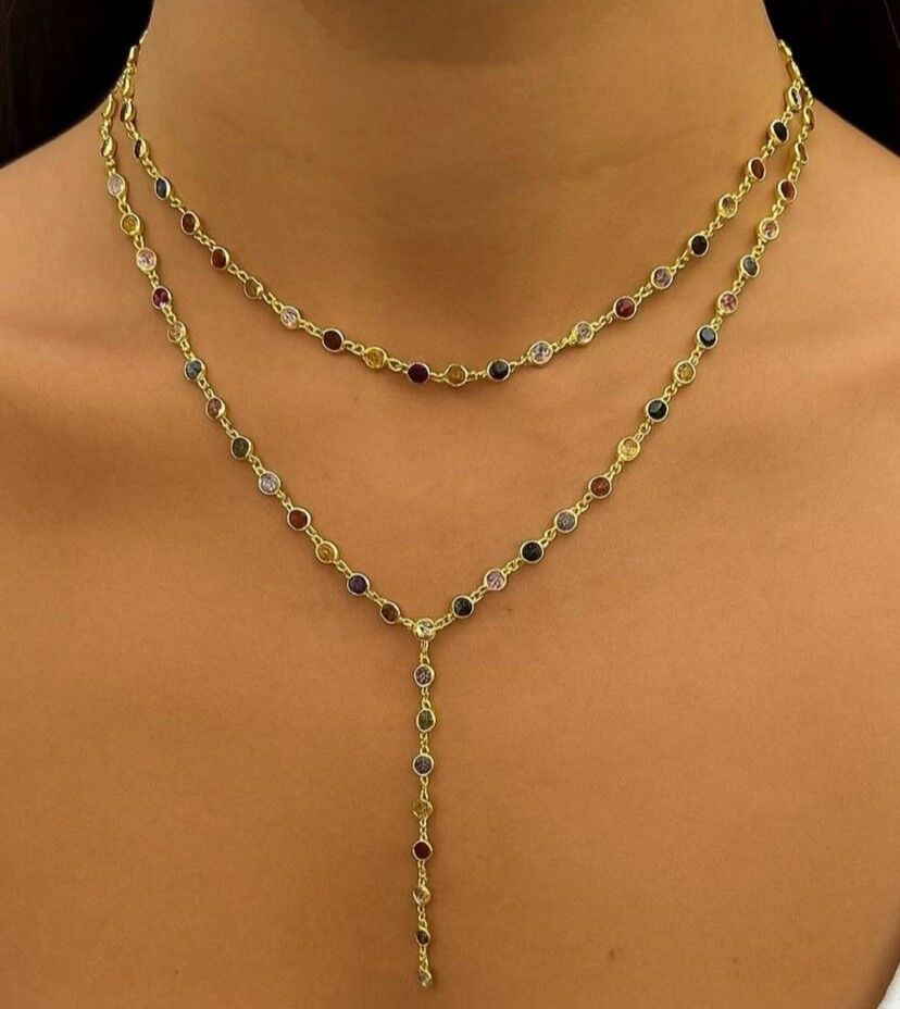 Doğal Taşlı Kolye