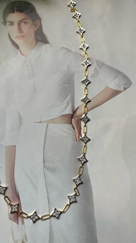 Taşlı Yıldız Kolye