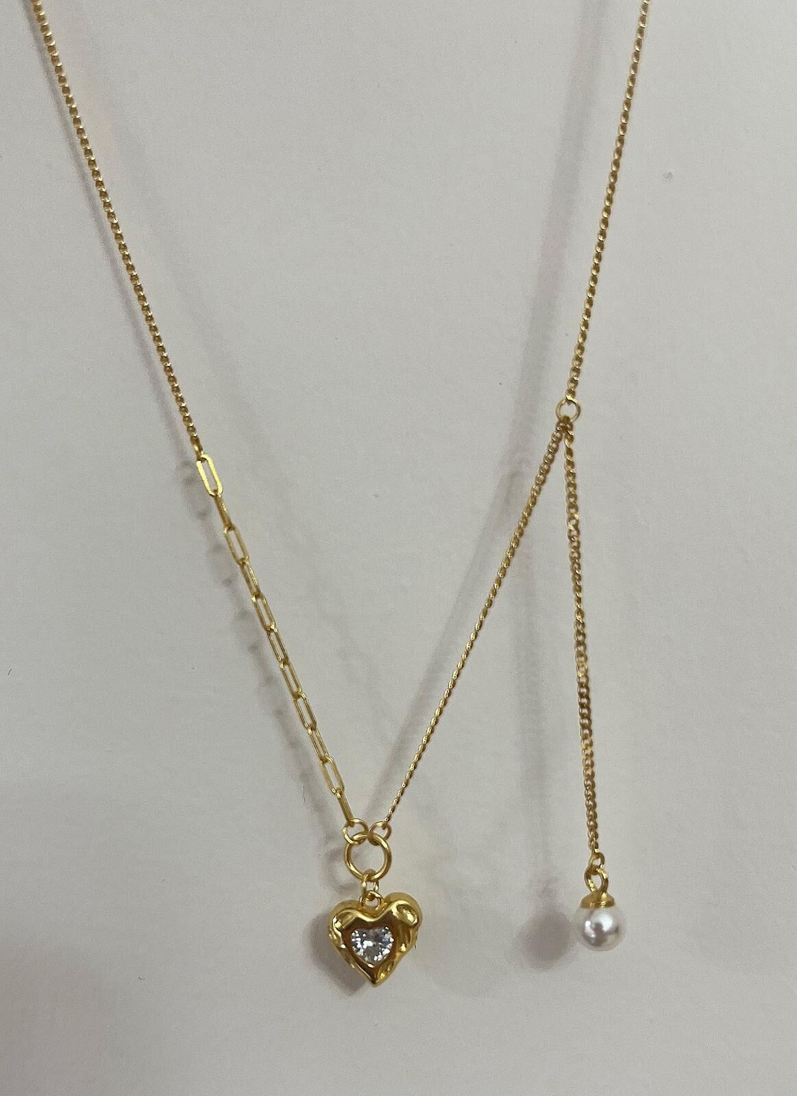 Minimal İnci Detay Kolye