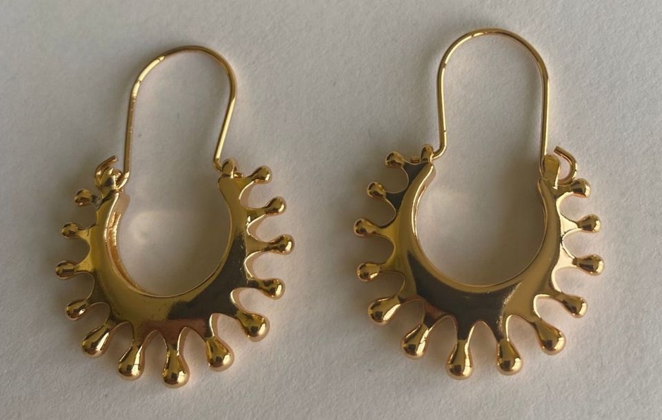 Çelik Gold Küpe