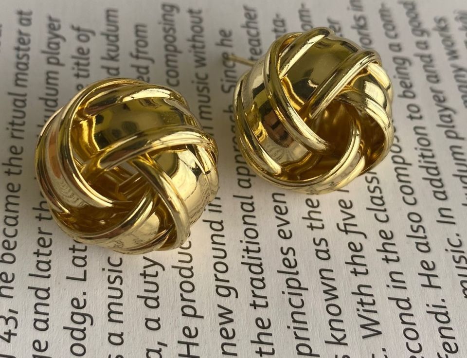 Gold Çelik Küpe