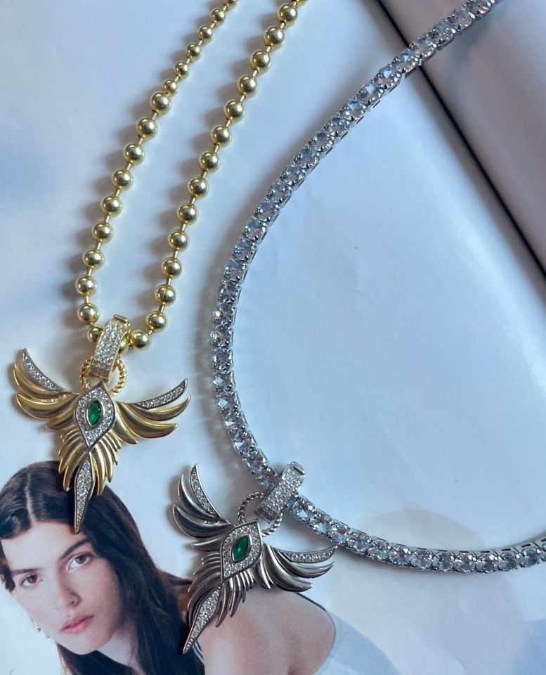 Anka Kuşu Kolye Ucu Gold