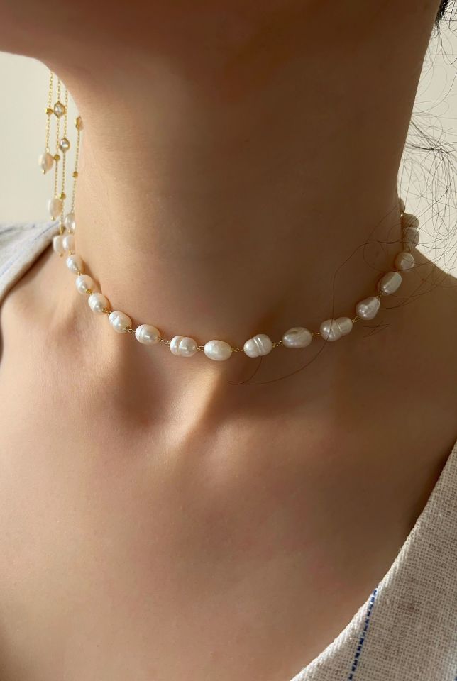 Barok İnci Choker