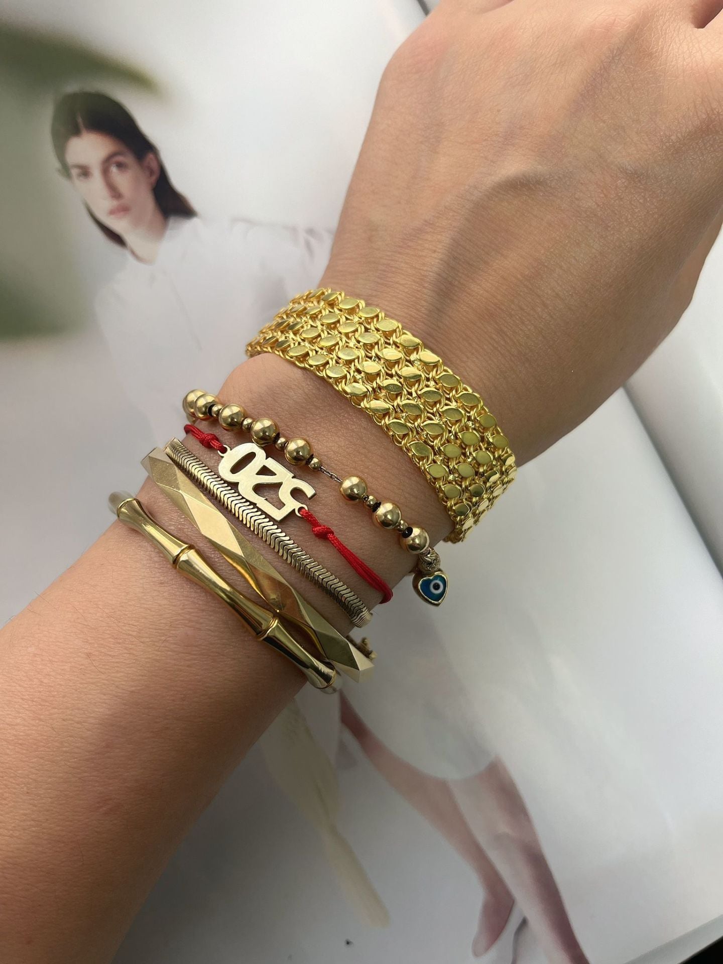 4’lü Arpa Zincir Bileklik