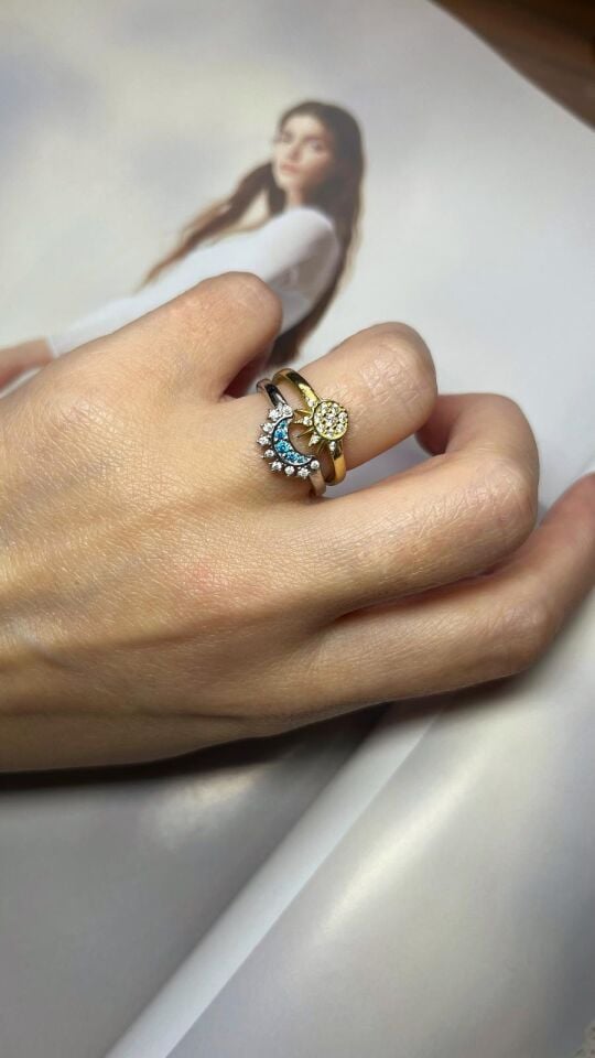 Ayarlanabilir Ay Güneş Yüzük