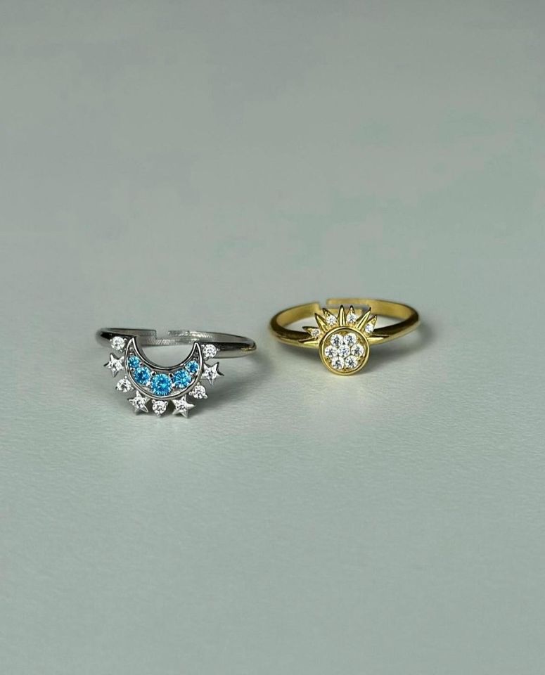 Ayarlanabilir Ay Güneş Yüzük